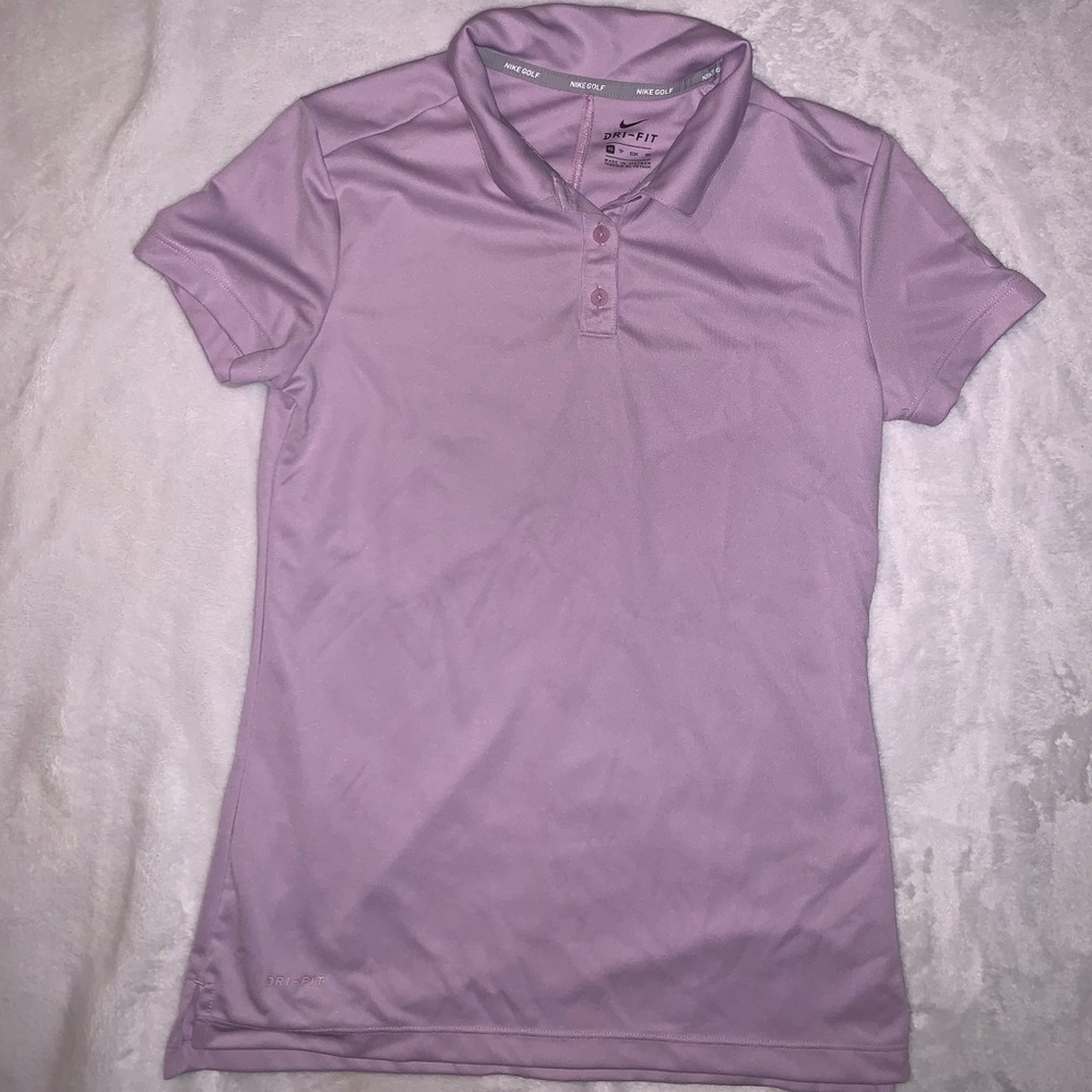 Light Purple Nike Golf Dri-Fit Golf Poli
